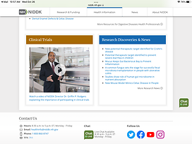 NIH Digestive Diseases contact info 