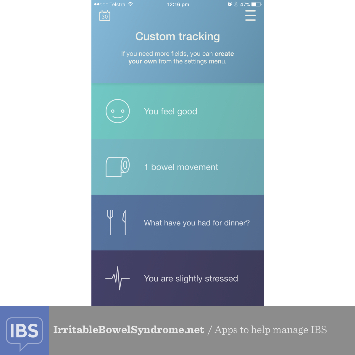Apps to help manage IBS