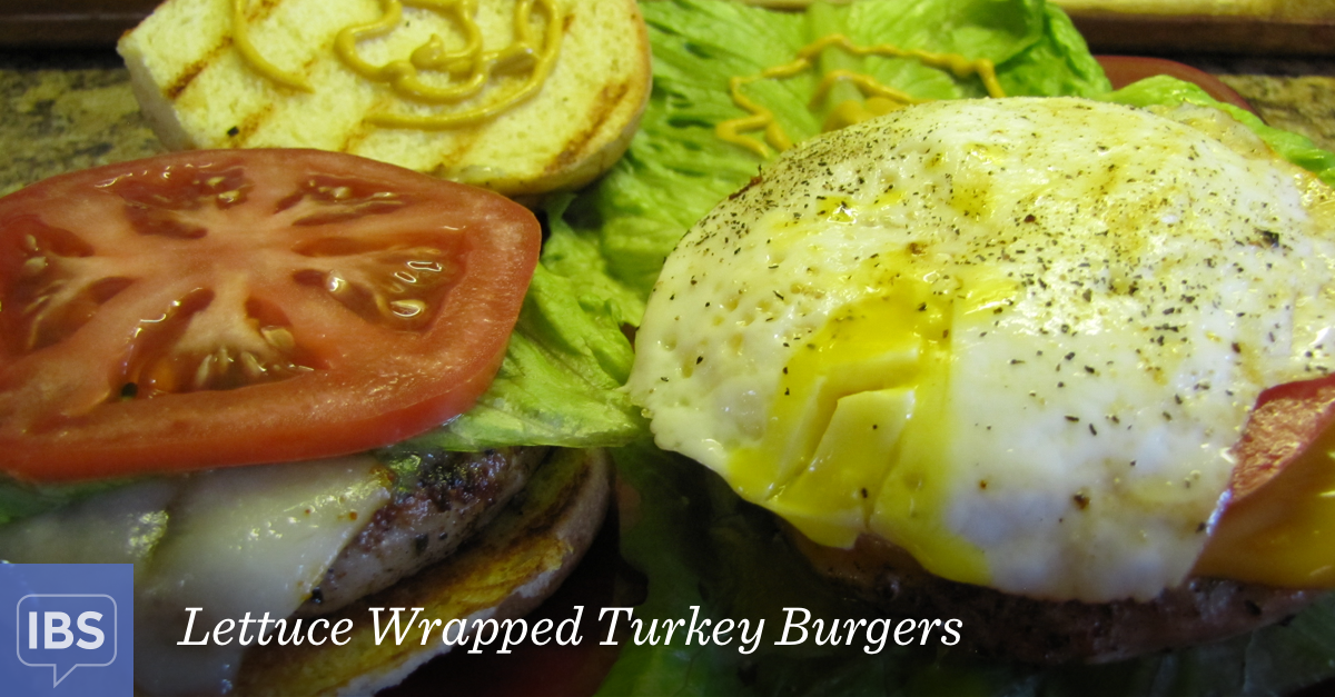 Lettuce-Wrapped Turkey Burgers Recipe | IrritableBowelSyndrome.net