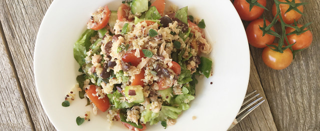 Low FODMAP Tuna Quinoa Salad image