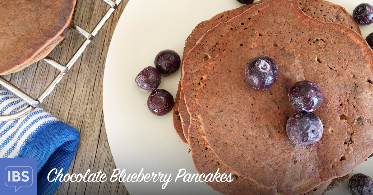 Chocolate Blueberry Pancakes Recipe 