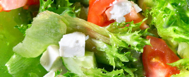 Greek Salad with Lemon Peppermint Vinaigrette image
