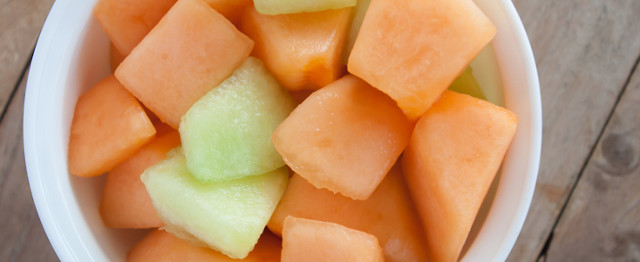 Melon Salad with <span class='highlight'>Ginger</span> Mint Simple Syrup image