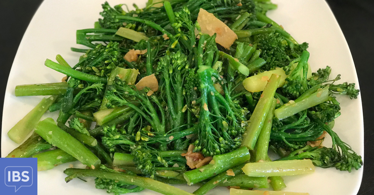 Stir Fry Garlic Ginger Broccolini Recipe | IrritableBowelSyndrome.net