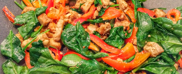 Tempeh <span class='highlight'>and</span> Vegetables Stir-Fry image