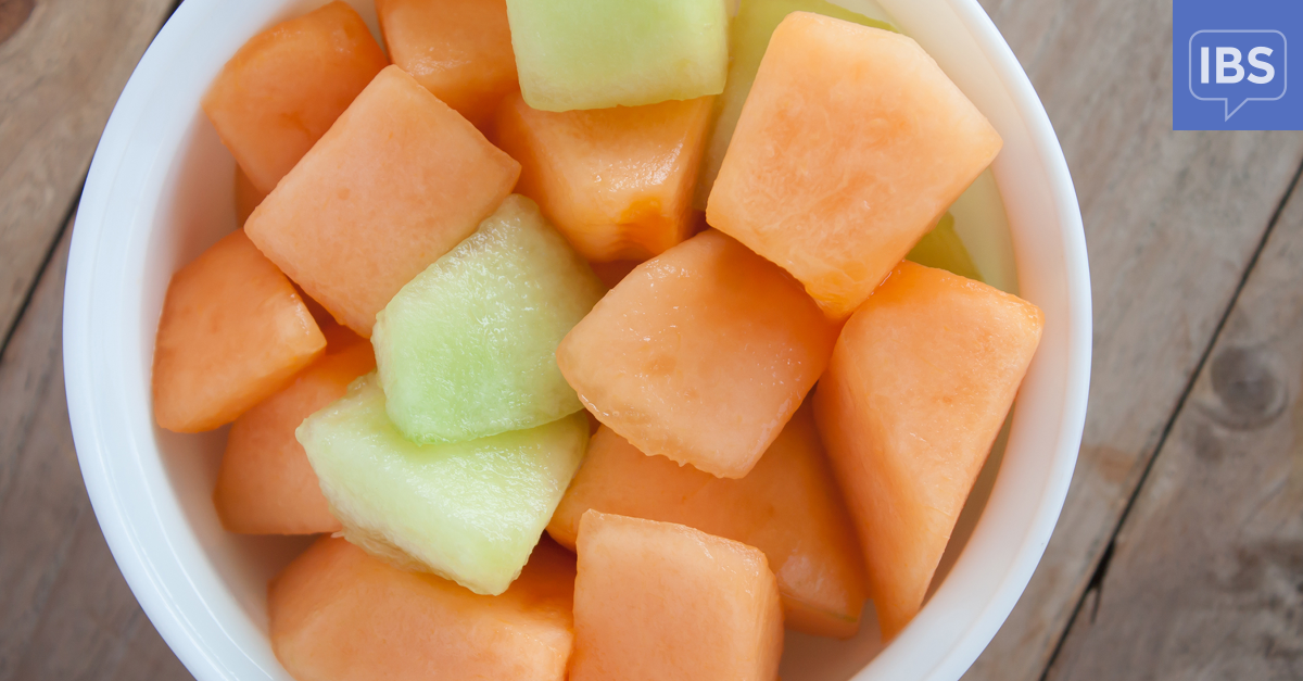 Melon Salad with Ginger Mint Simple Syrup Recipe IBS