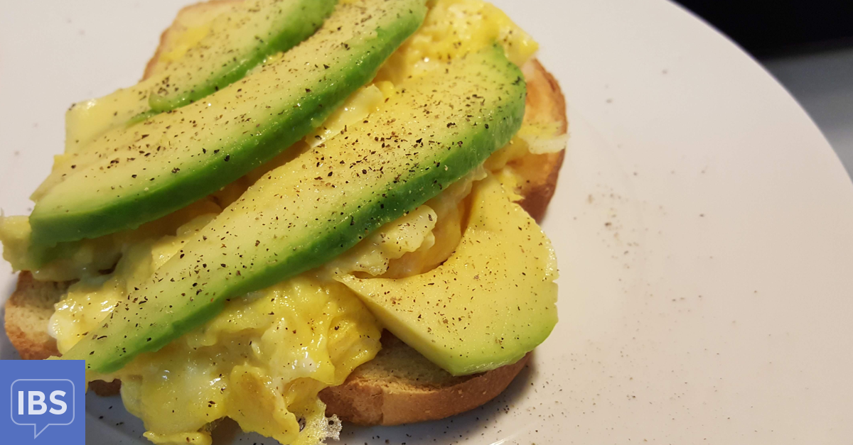 Egg and Avocado on Toast Recipe | IrritableBowelSyndrome.net