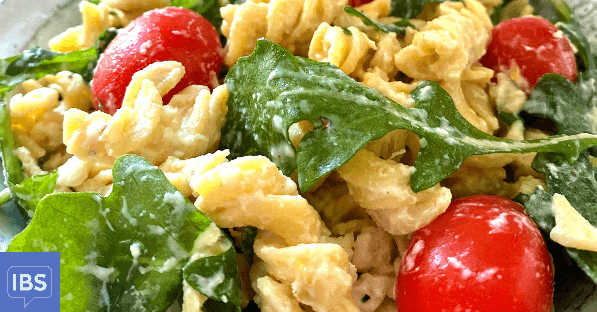 Zesty Arugula Pasta Salad with Feta Recipe