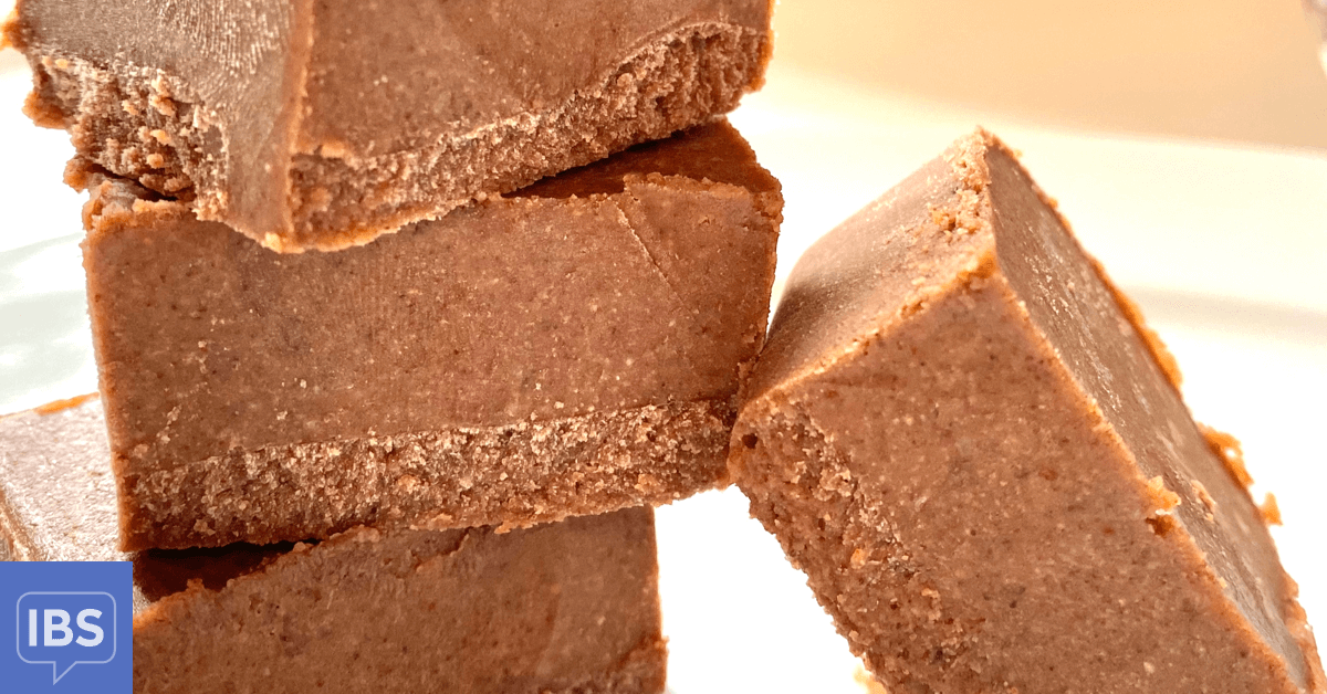 Chocolate Nut Butter Freezer Fudge Recipe | IrritableBowelSyndrome.net