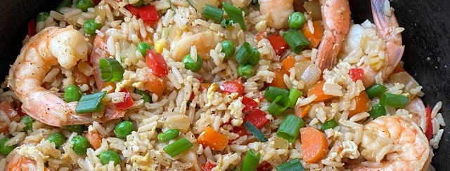 Veggie-Loaded Shrimp Fried Rice image