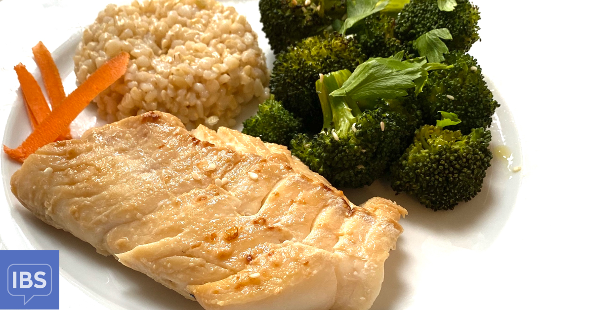 Miso Broiled Cod with Sesame Garlic Broccoli Recipe IBS