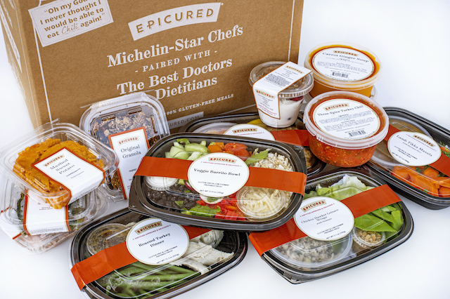 Sample of meals from Epicured