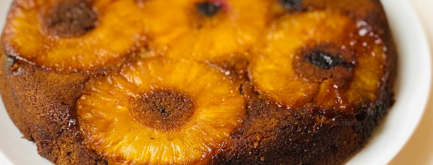 Gluten-FreePineapple Upside-Down cake 